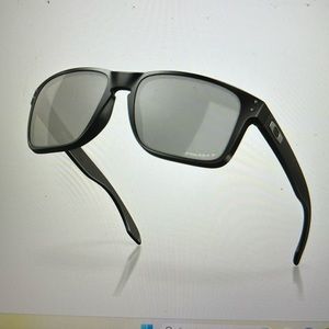 Oakley Holbrook XL sunglasses in Matte Black with Prism Black Polarized lenses